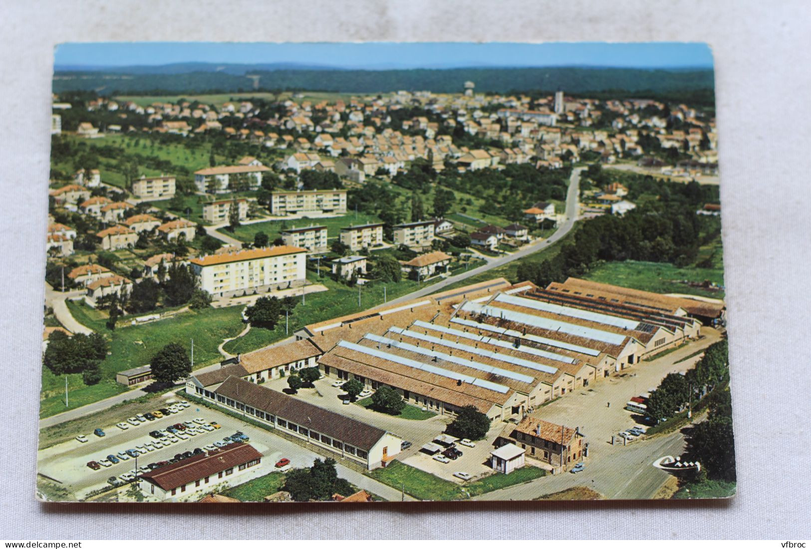 Cpm, Beaucourt, vue aérienne, Unelec, usine des Prés, Territoire de Belfort 90