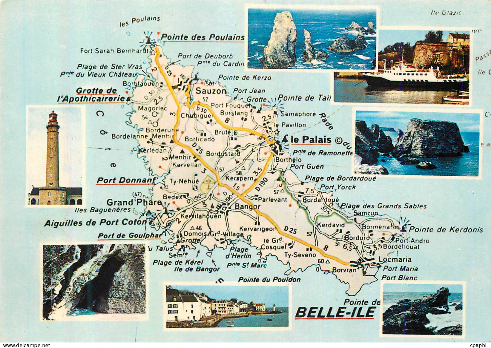 CPM Belle Ile en Mer Ter La Bretagne