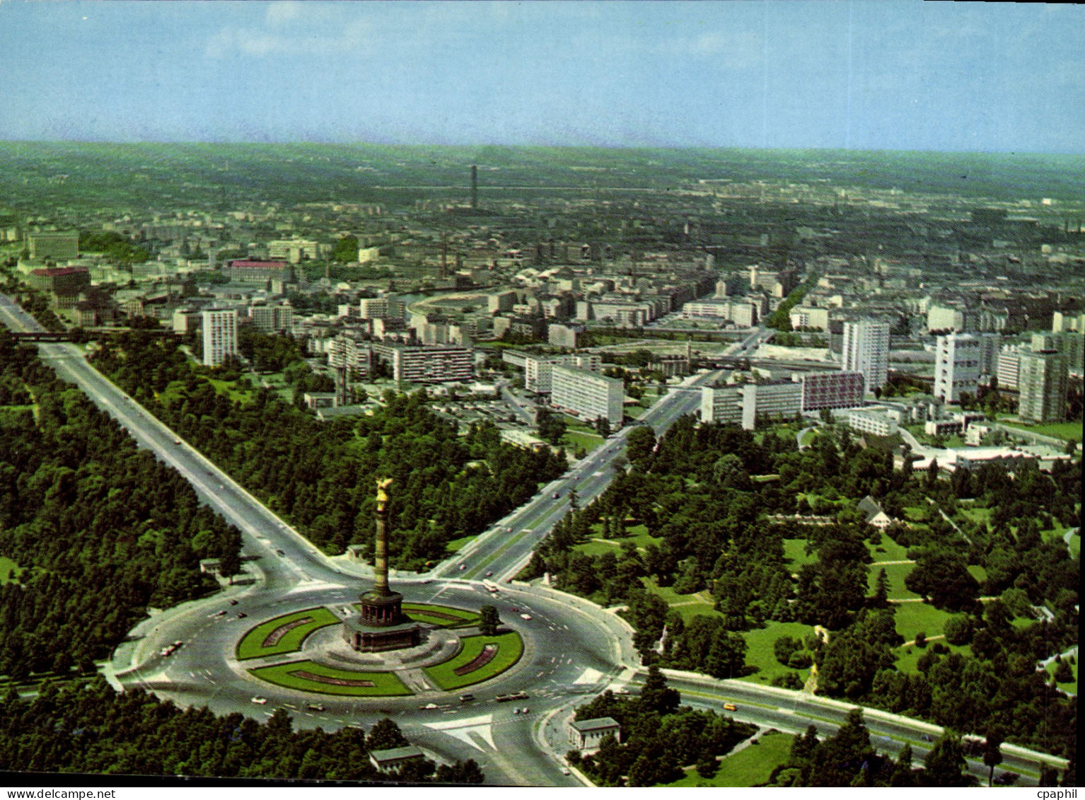 CPM Berlin Tiergarten Siegessaule und Hansaviertel