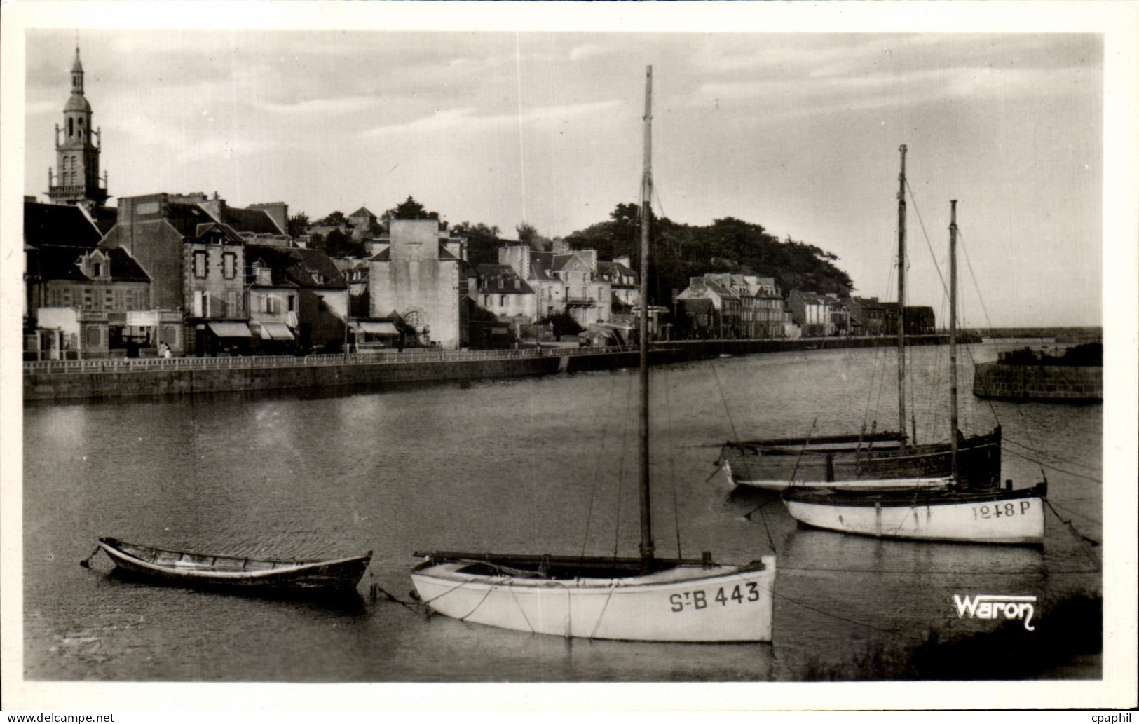 CPM Binic Ensemble Des Quais Bateaux