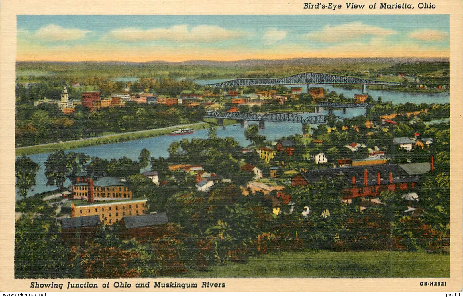 CPM Bird's Eye View of Marietta Ohio