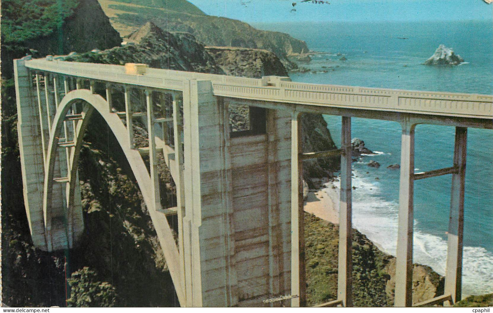 CPM Bixby Bridge this Graceful Structure Spans the Creek of the same name on Highway near Big Sur