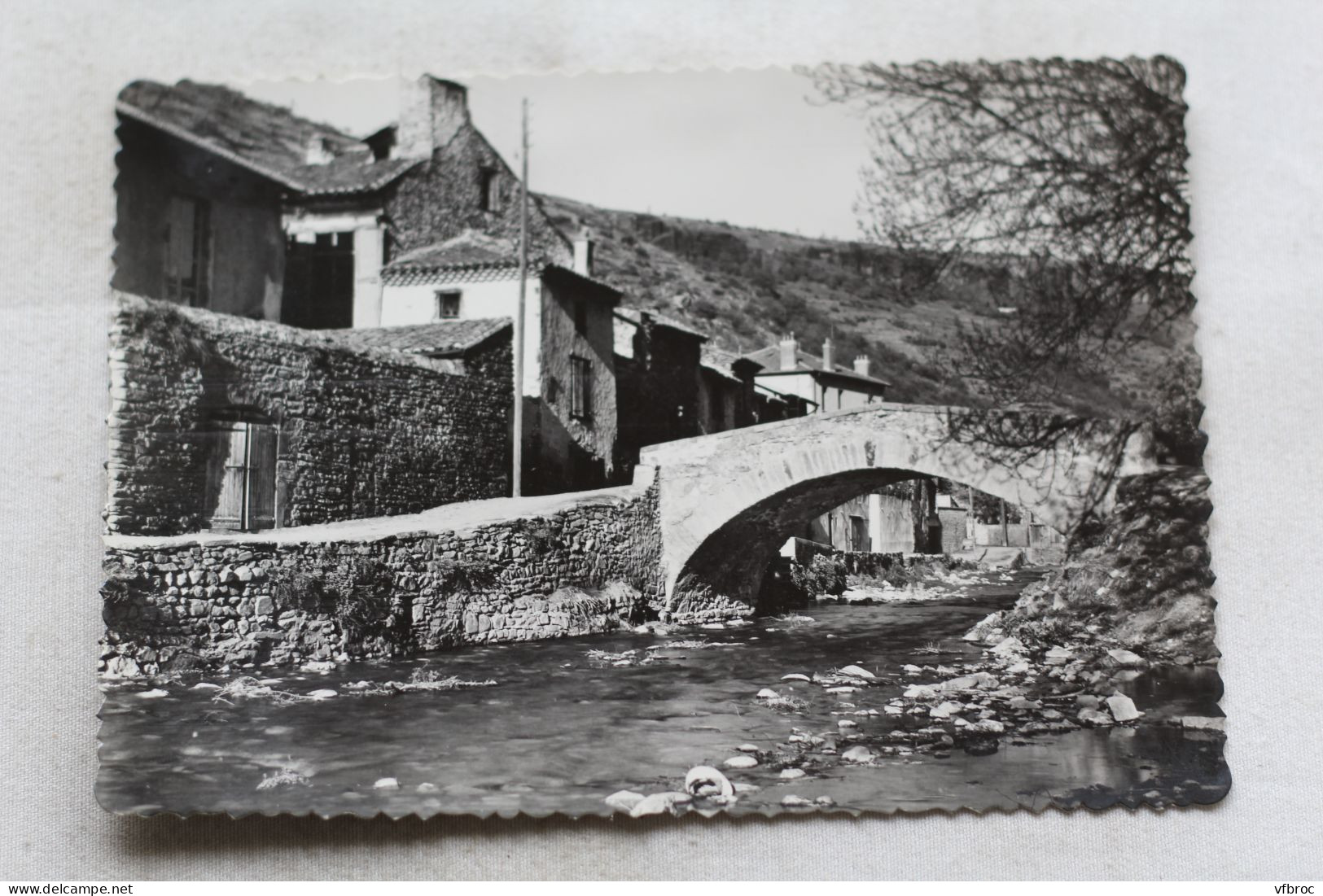 Cpm, Blesle, le pont du Matoulou sur la Voireuze, Haute Loir 43