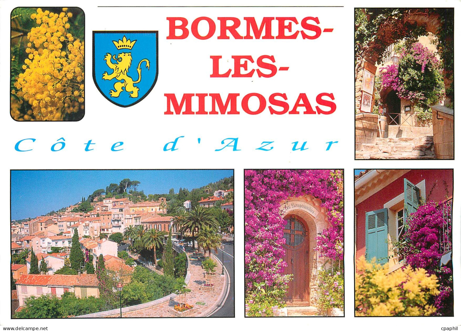 CPM Bormes Les Mimosas Cote d'Azur