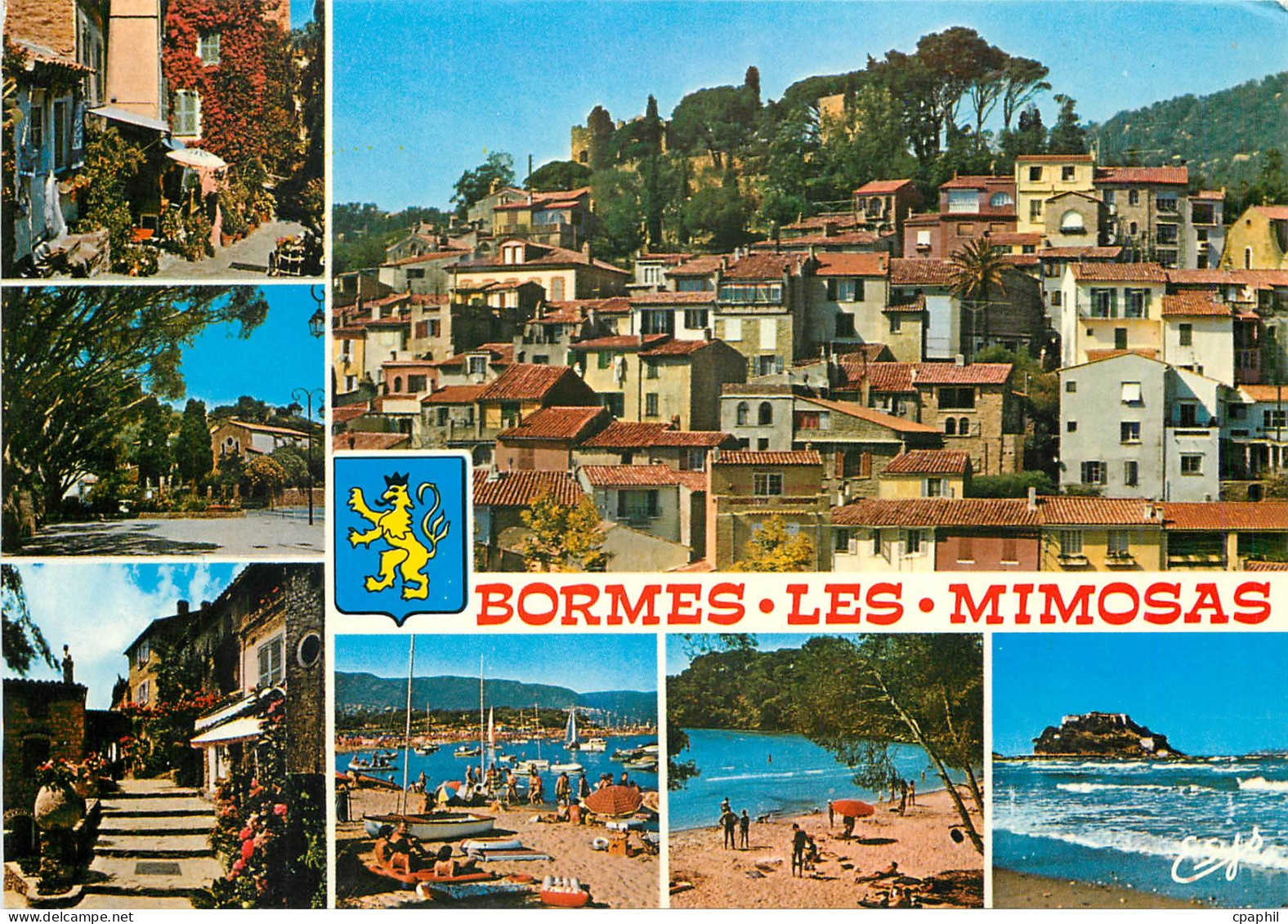 CPM Bormes les Mimosas Var Vue generale Lou Poulid cantoun