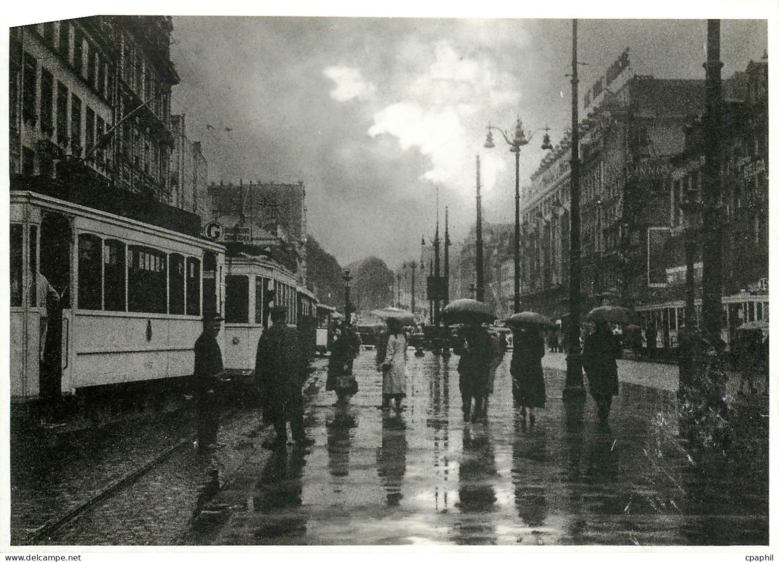 CPM Boulevard du Jardin Botanique Bruxelles Vers 1933
