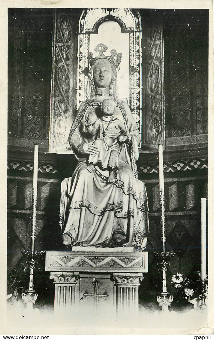 CPM Bourbon l'Archambault Statue de ND de Bourbon