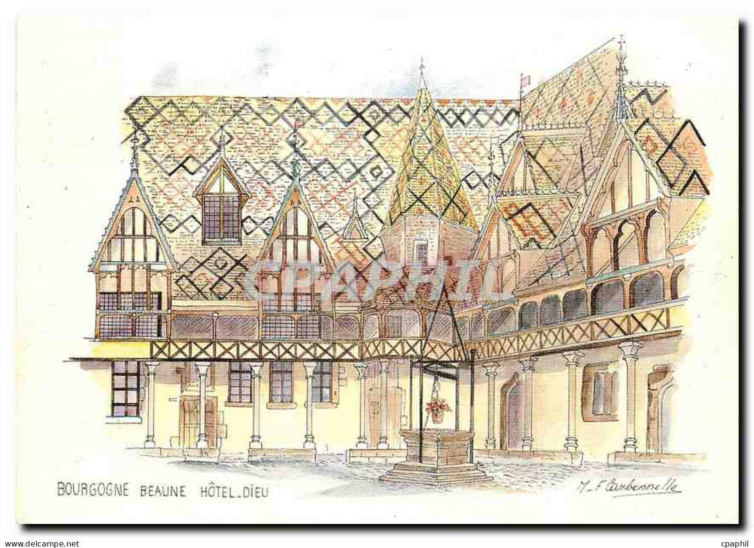 CPM Bourgogne Beaune Hotel Dieu
