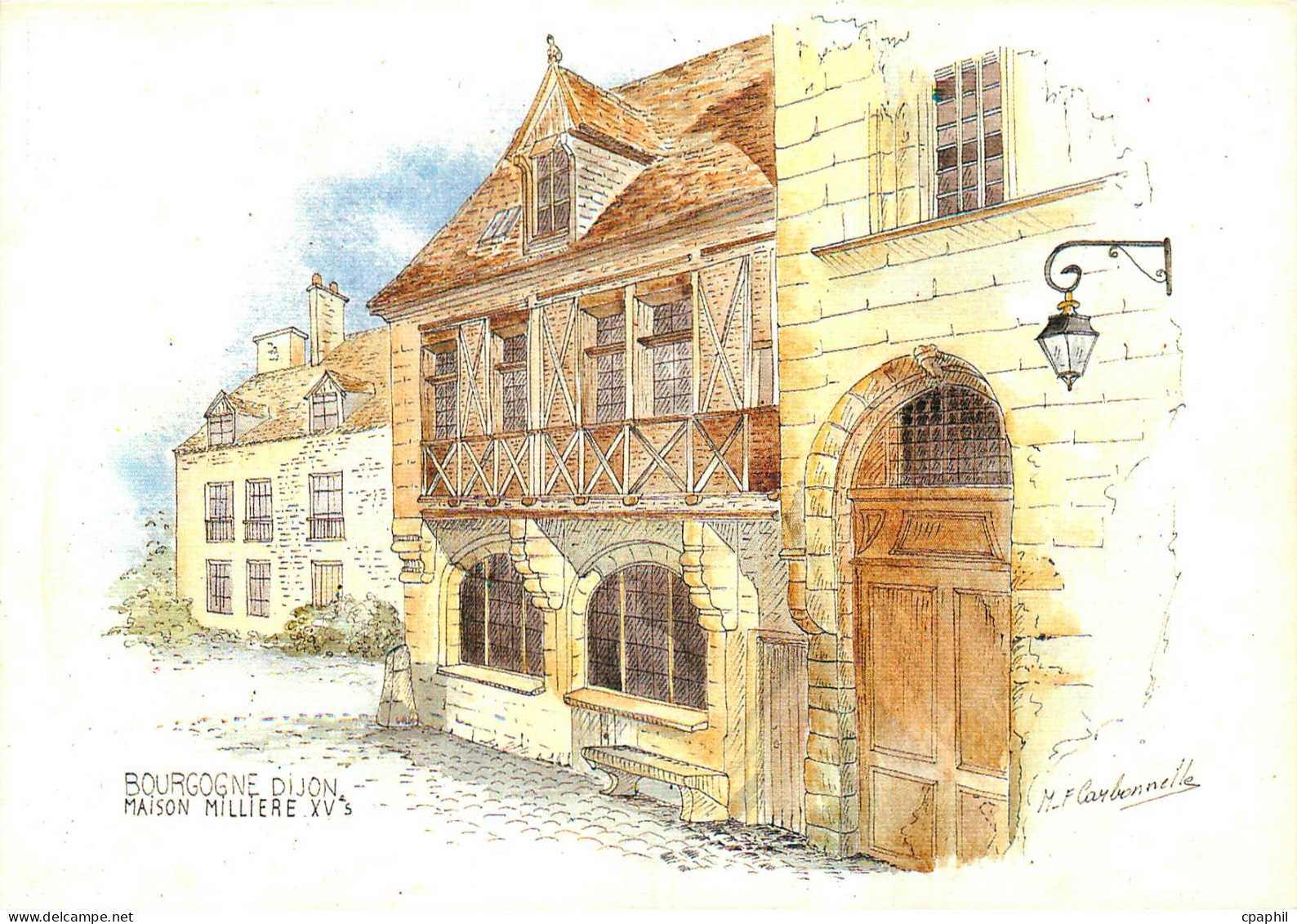 CPM Bourgogne Dijon Maison Milliere