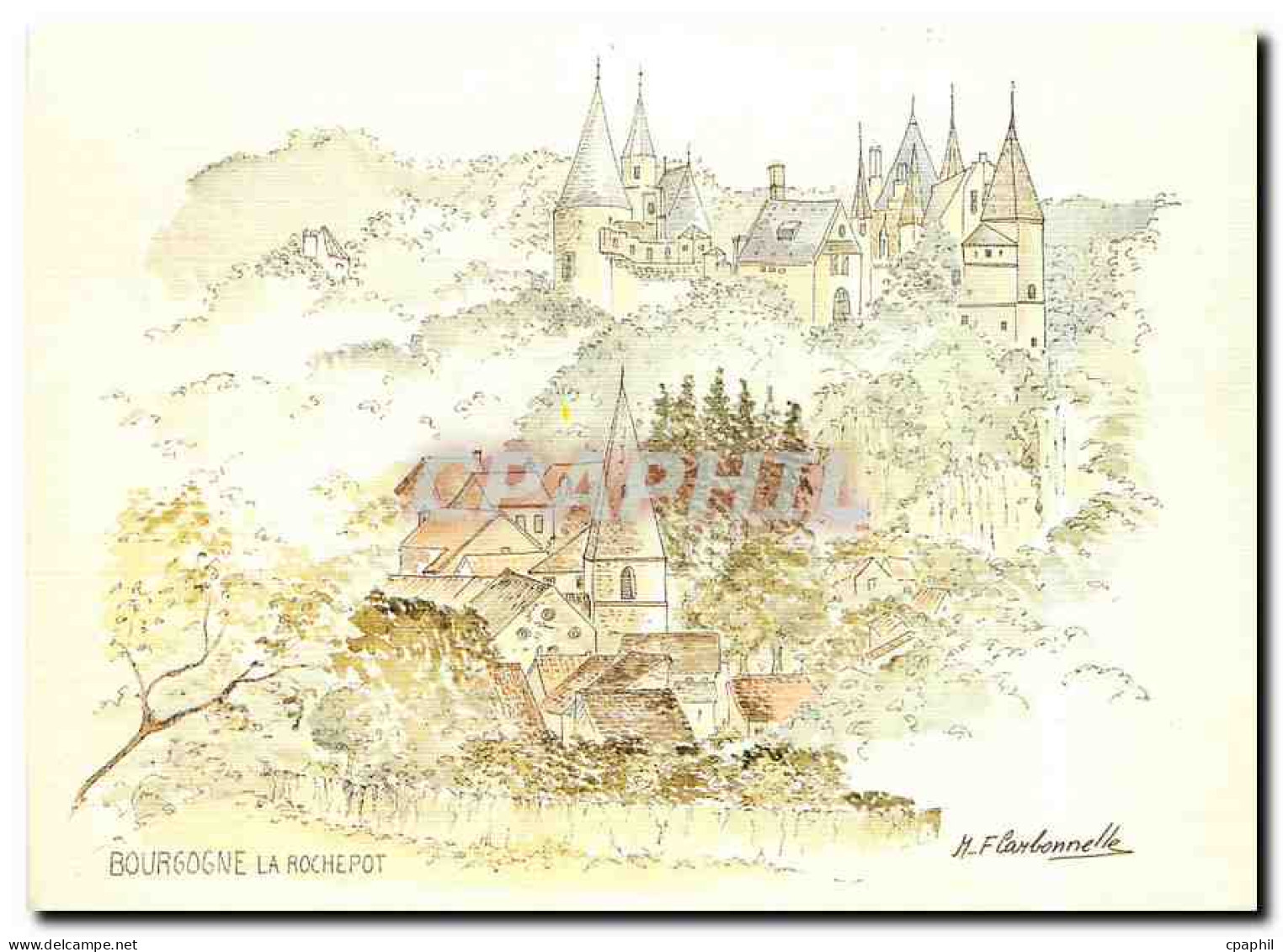 CPM Bourgogne la Rochepot