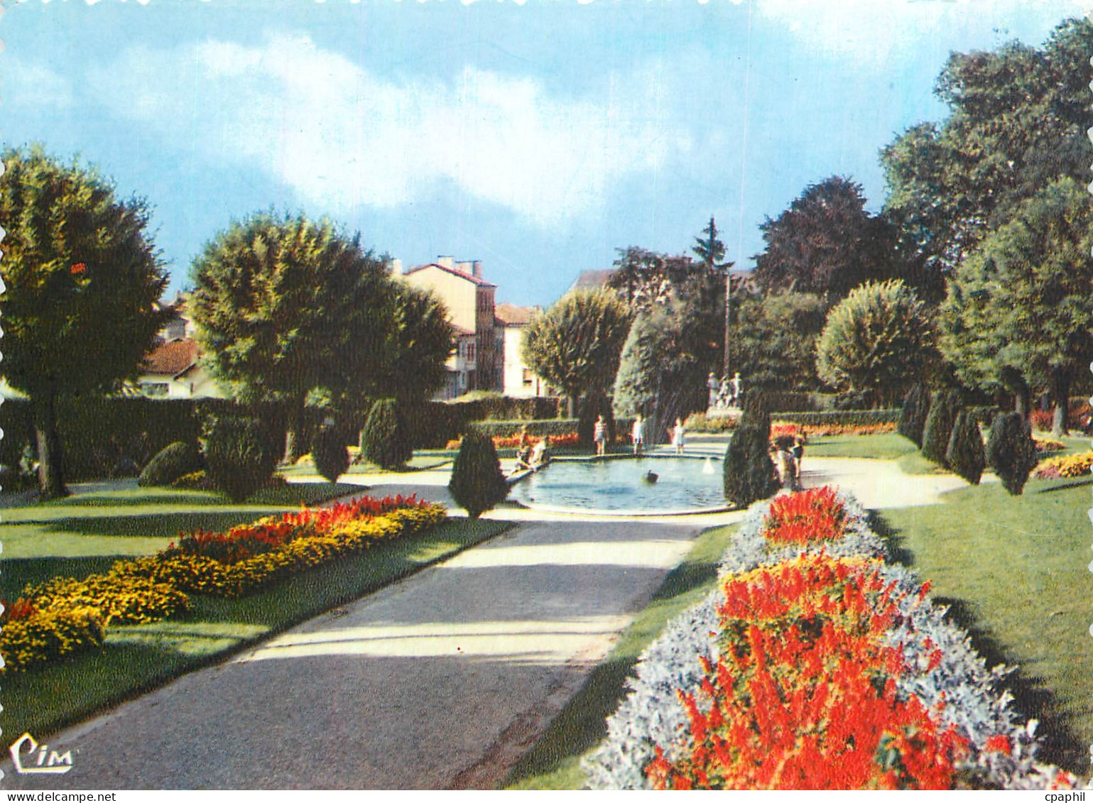 CPM Bourgoin Jallieu Isere Le Jardin Public