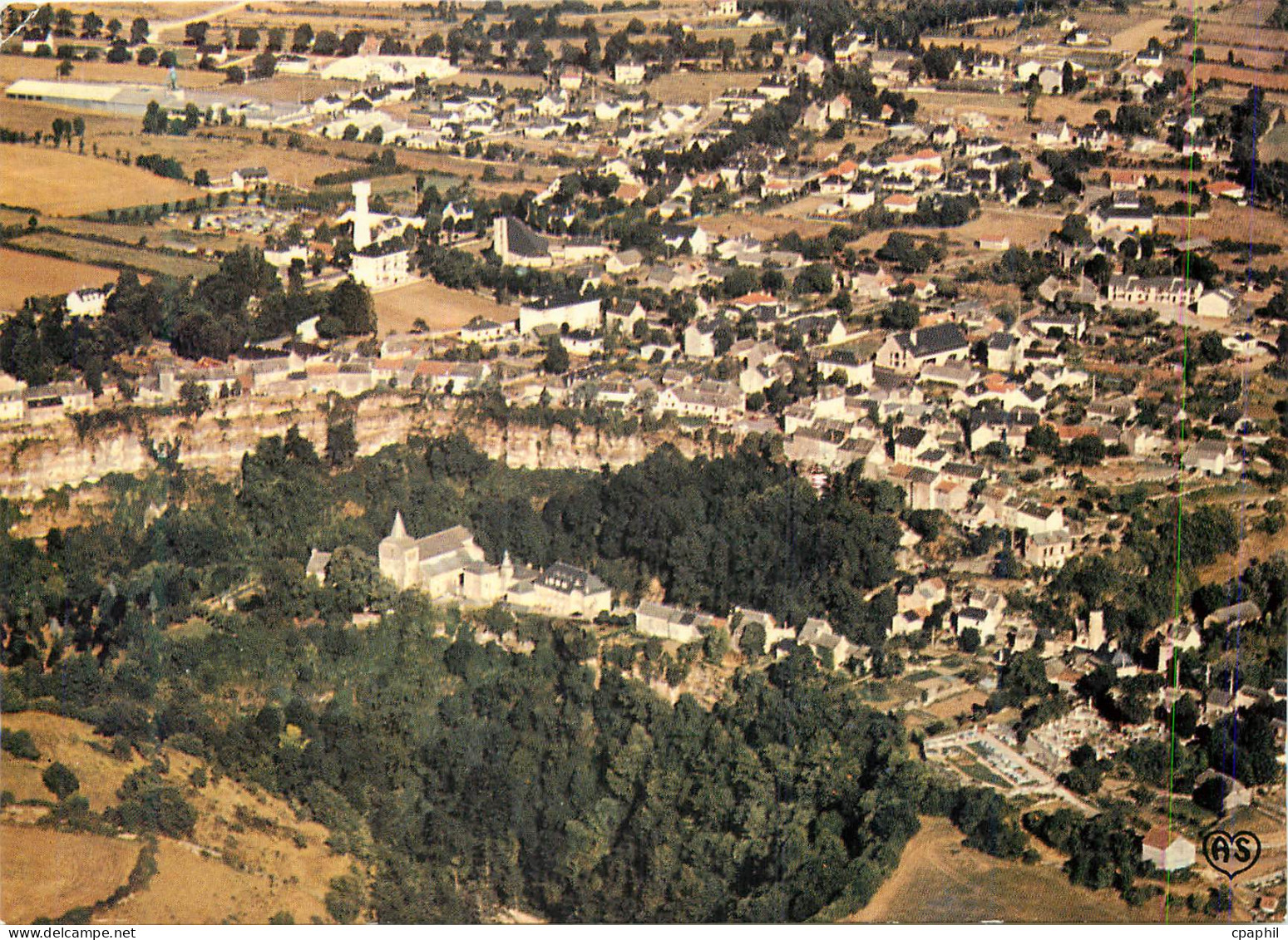 CPM Bozouls (Aveyron) Vue generale aerienne