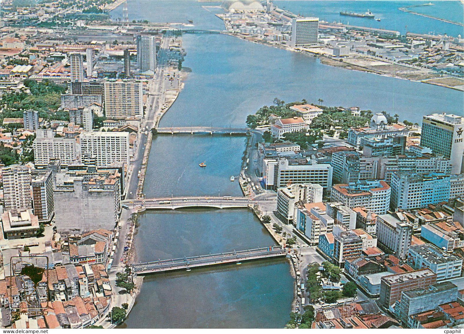 CPM Brasil Recife PE Aerial view of downtown