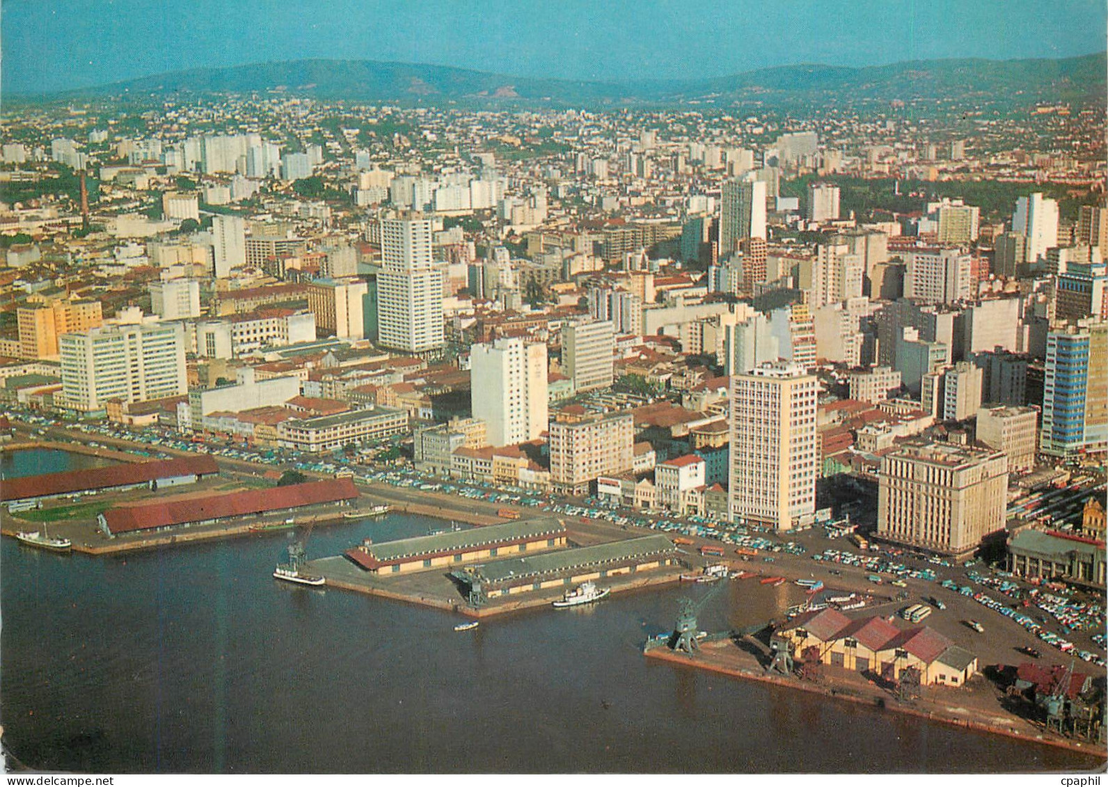 CPM Brasil Turistico Porto Alegre Vista aerea da cicade