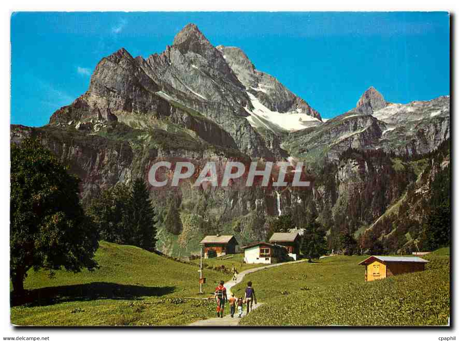 CPM Braunwald Blick gegen Ortstock und Hoher Turm