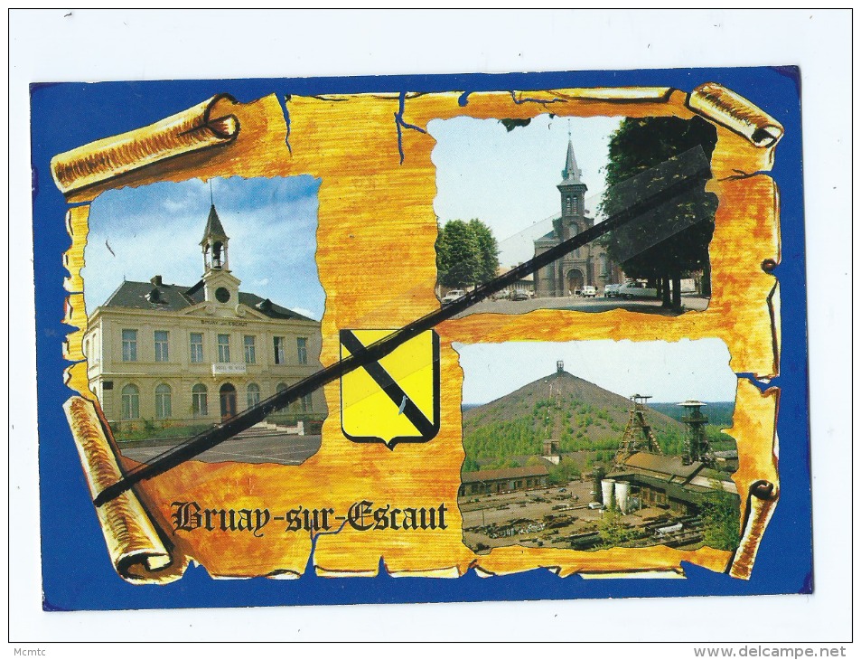 CPM   -  Bruay sur Escaut  - Multivues