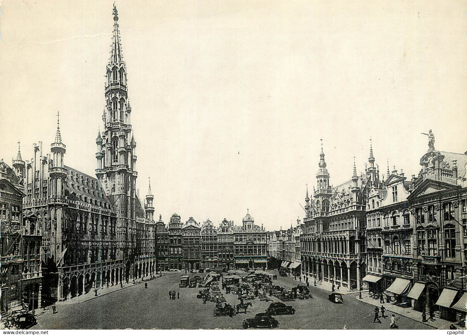 CPM Bruxelles Hotel de Ville et Grand Place
