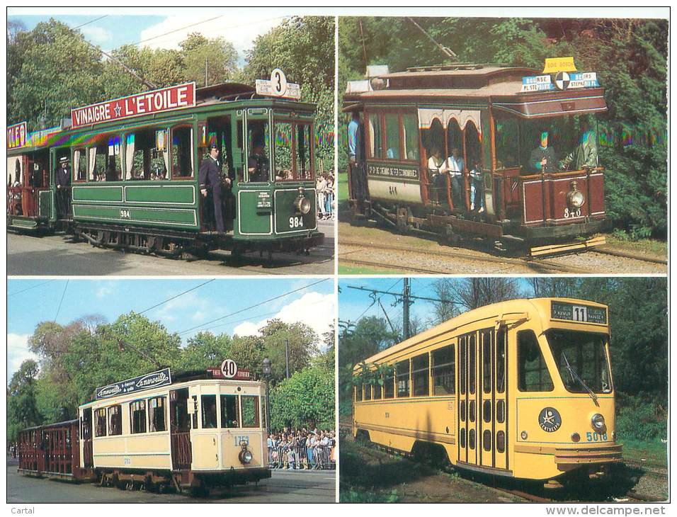 CPM - BRUXELLES - Transport en Commun - Motrices