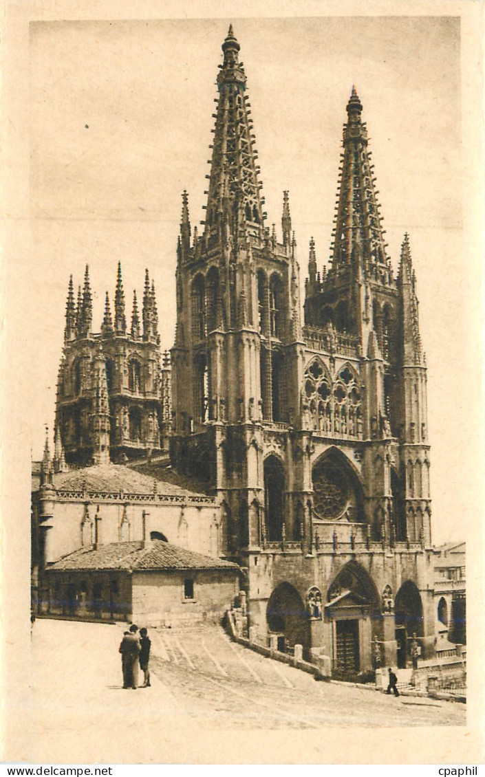 CPM Burgos Catedral Fachada Principal