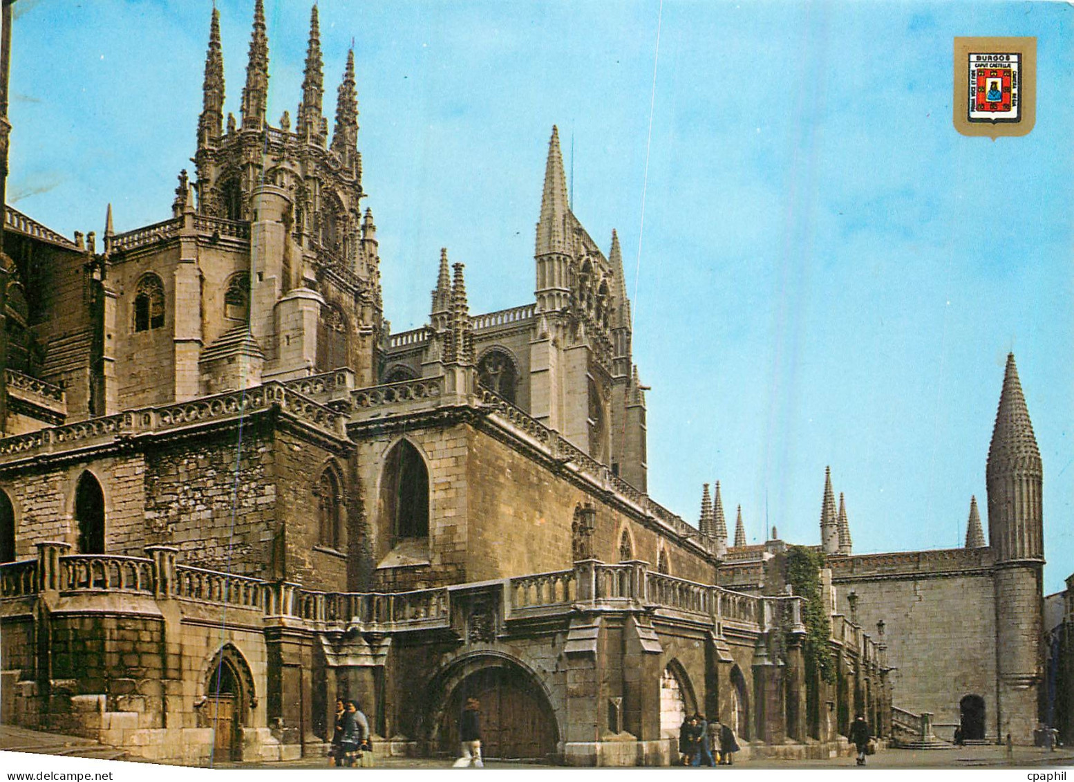 CPM Burgos Catedral Vue Partielle