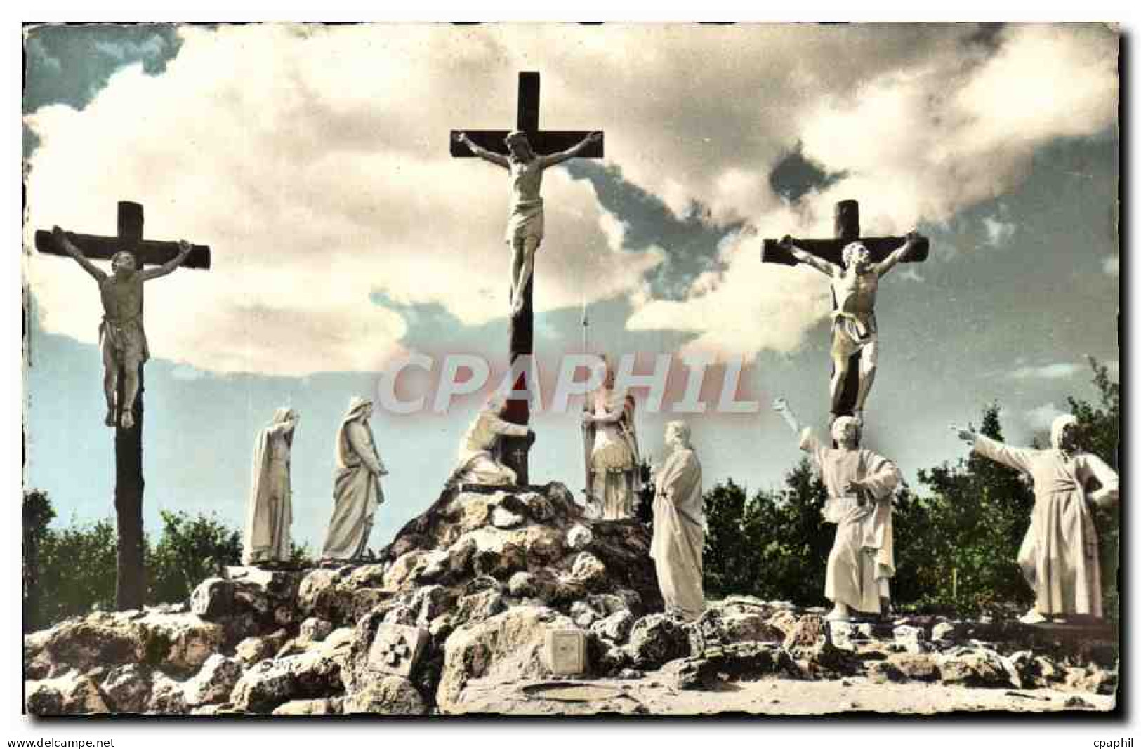 CPM Calvaire De Pontchateau Station Jesus Meurt En Croix