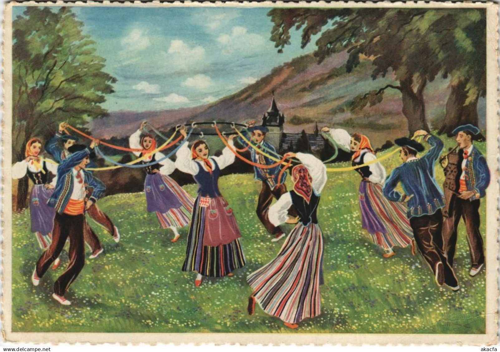 CPM CAMPAN La Dansew des Rubans - Folklore (1167667)