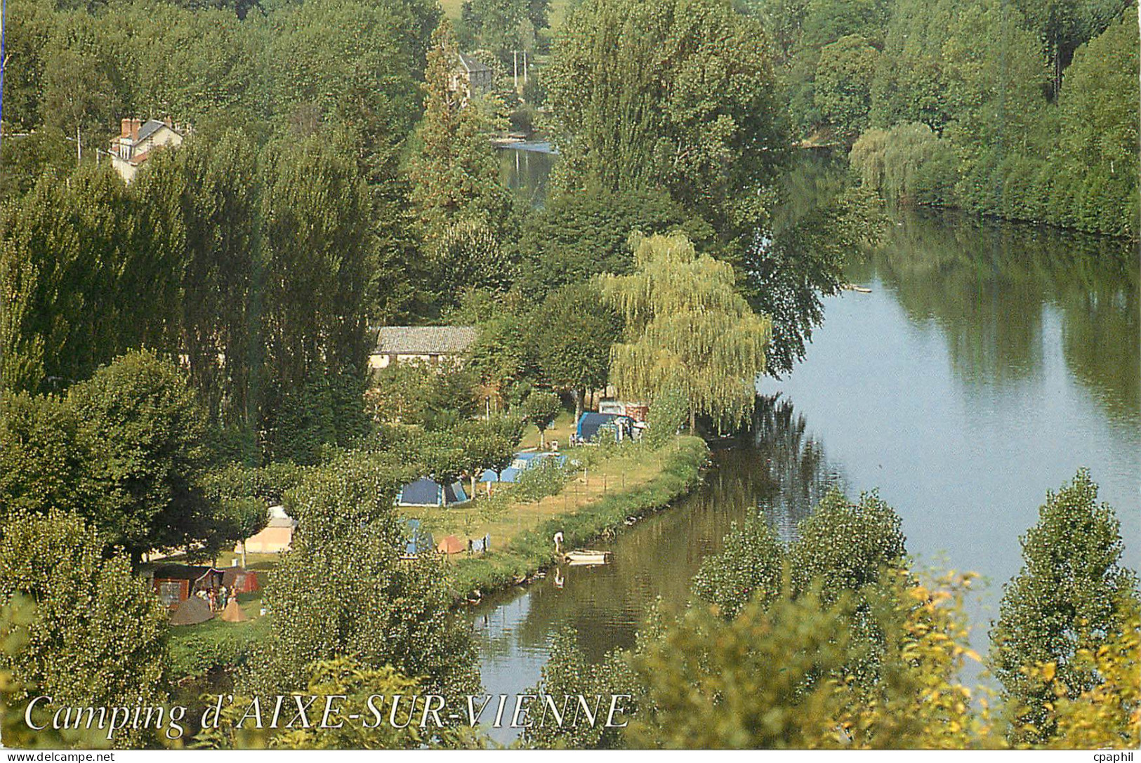 CPM Camping de Aixe sur Vienne