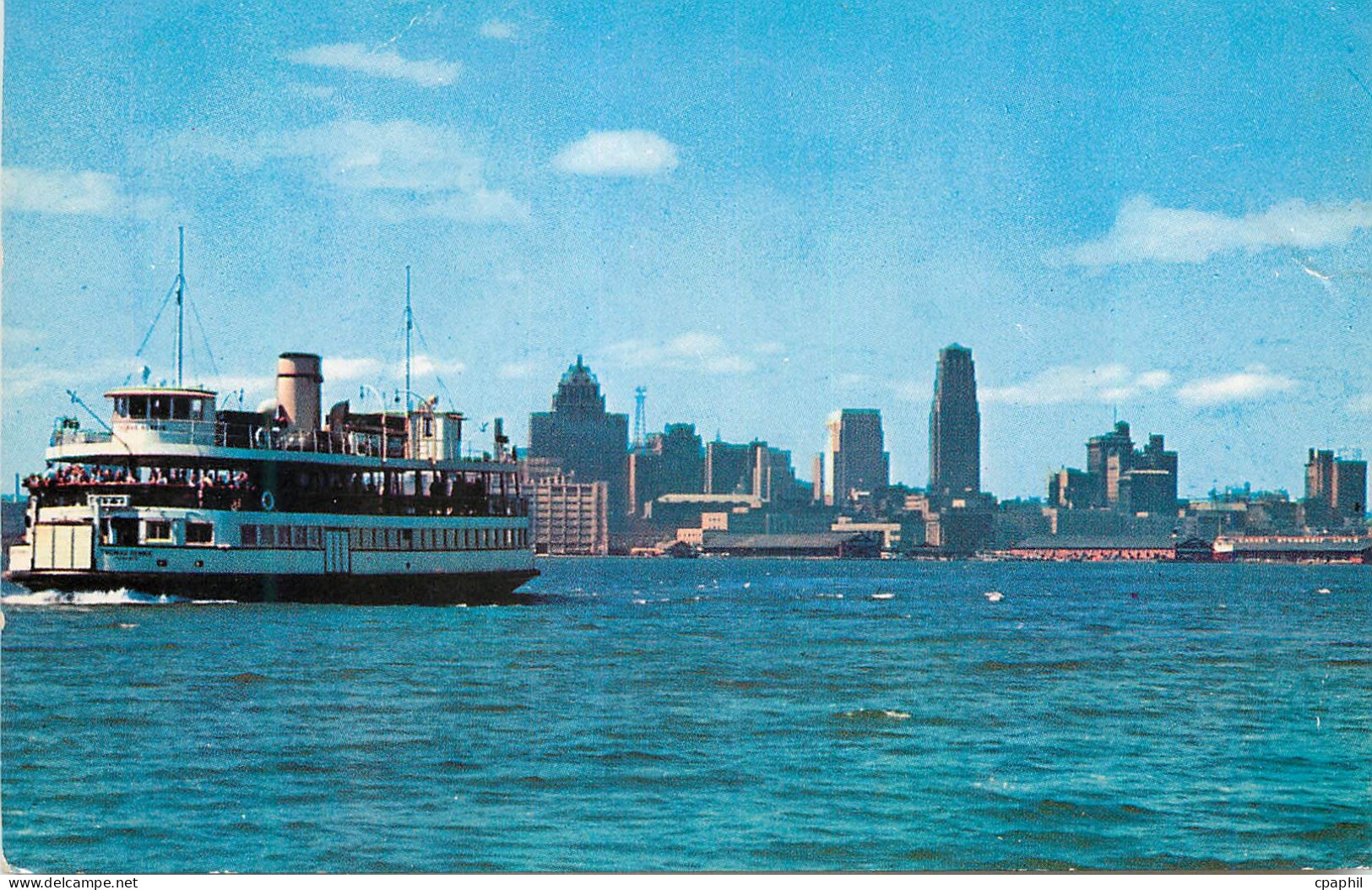 CPM Canada Ontario Toronto Island Ferry and The Toronto Skyline Bateau
