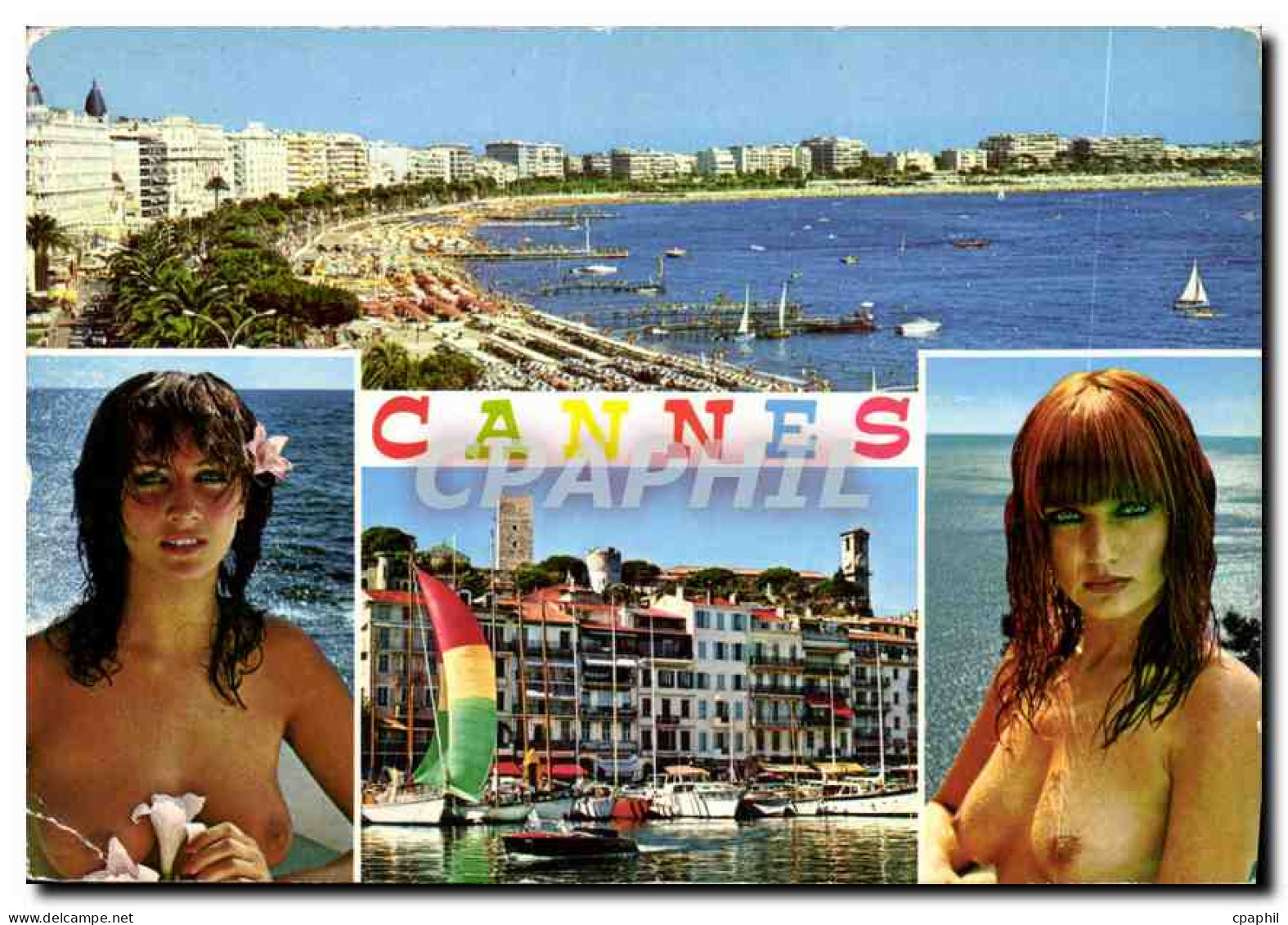 CPM Cannes Cote d'Azur French Riviera Souvenir de Cannes