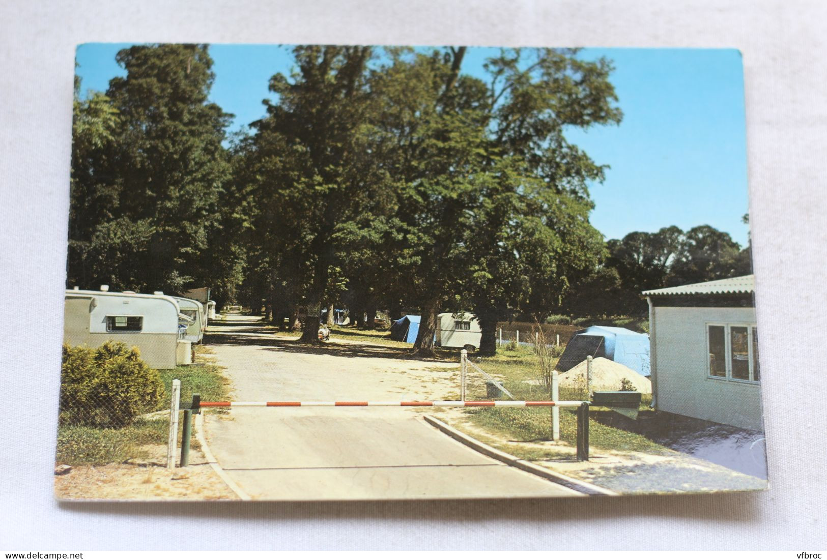 Cpm, Carentan, le camping au bord du Haut Dick, Manche 50