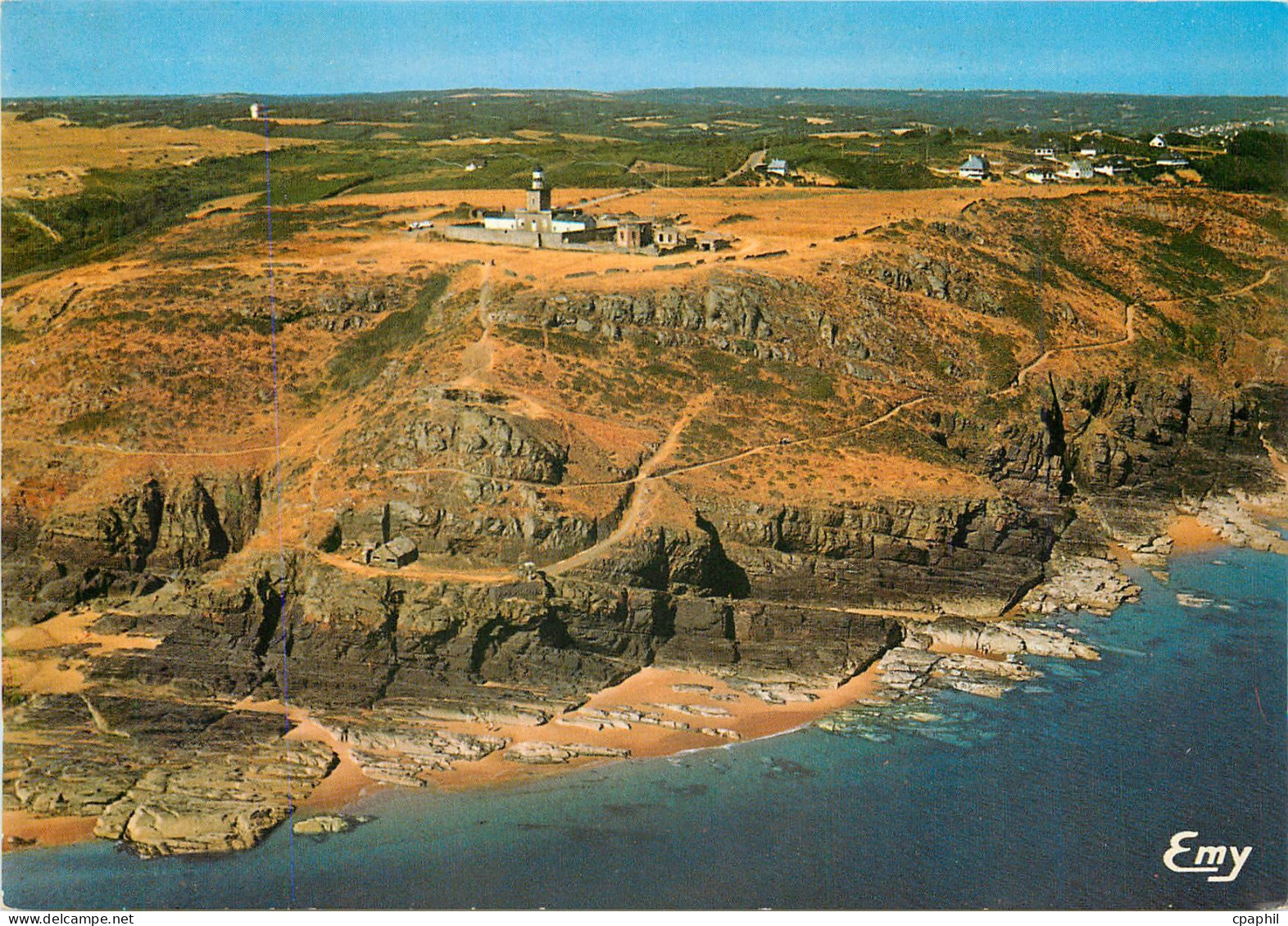 CPM Carteret Manche Vue aerienne sur le cap