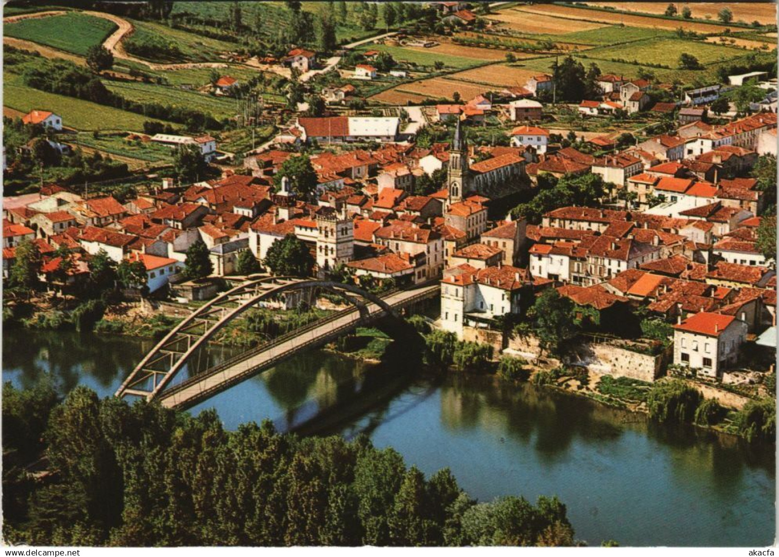 CPM Castelmoron sur Lot Vue Aerienne FRANCE (1172383)