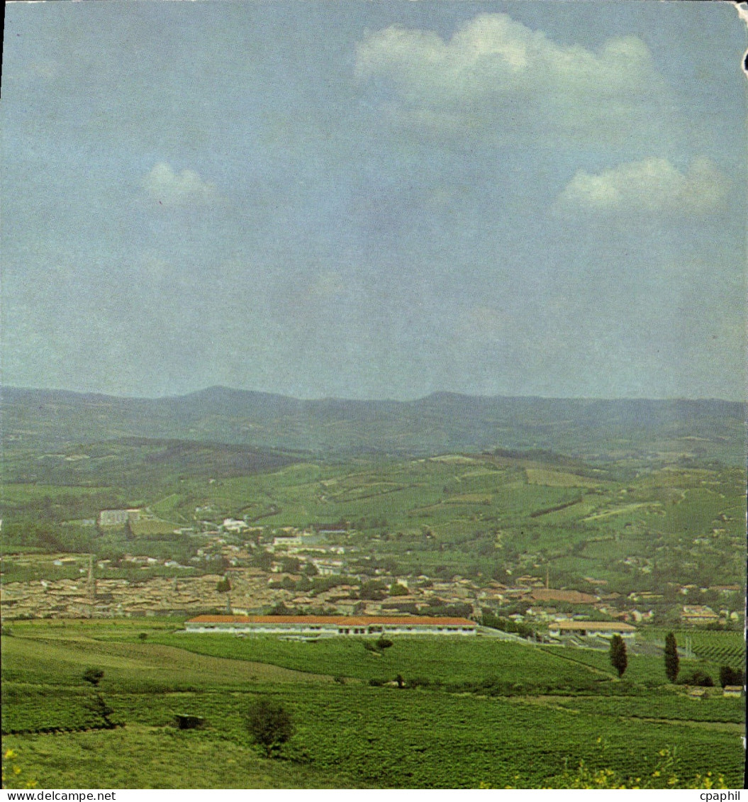 CPM Centre Psychotherapique Saint Joseph de Cluny Limoux vue generale de Limoux au premier Plan les