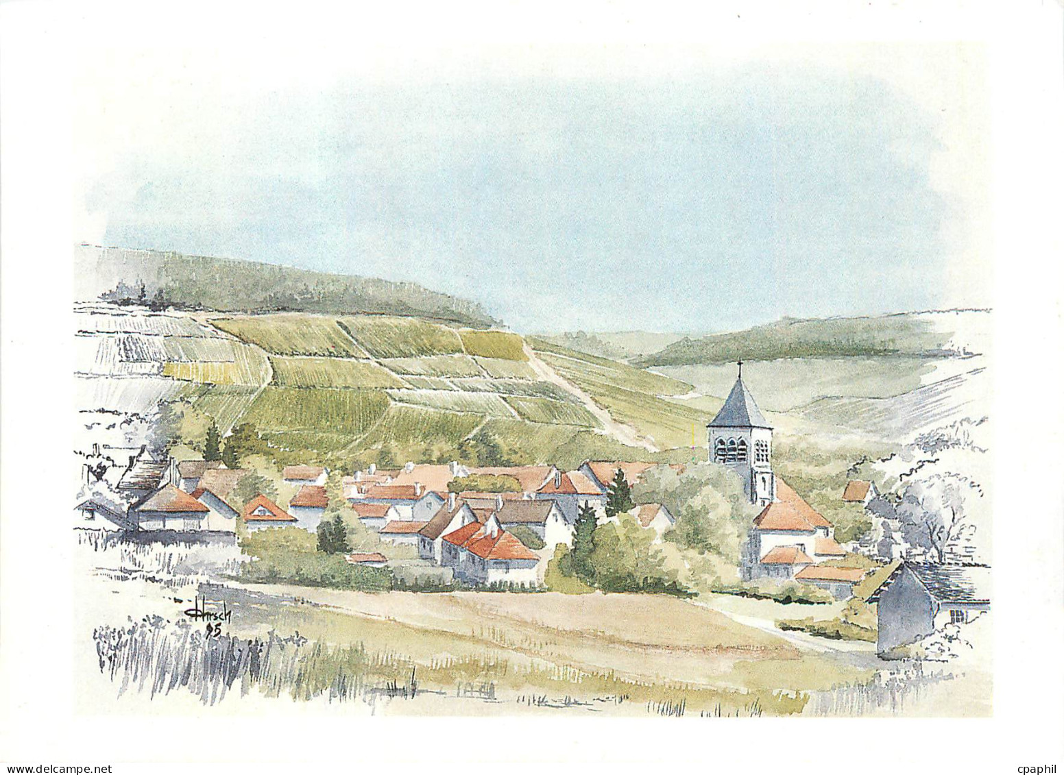 CPM Chablis (Yonne) L'Eglise Saint Pierre (XIIe S) Grands Crus et Premiers Crus