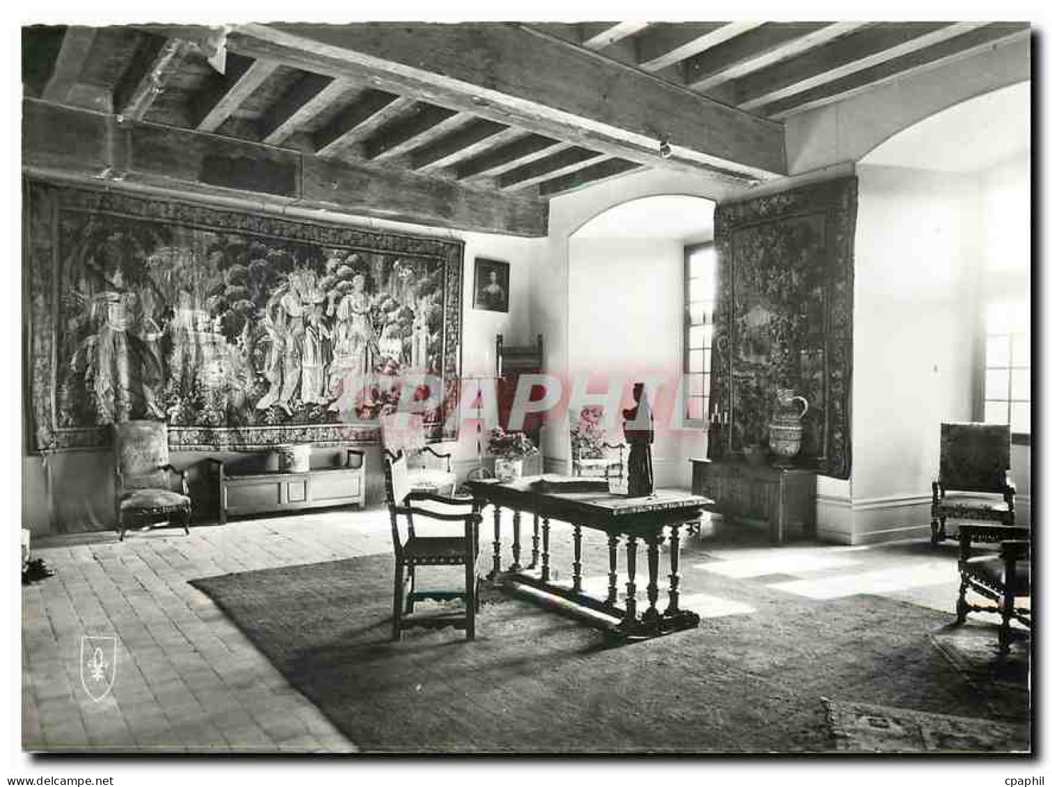 CPM Chateau de Culan Salle des Intendants Tapisseries d'Aubusson