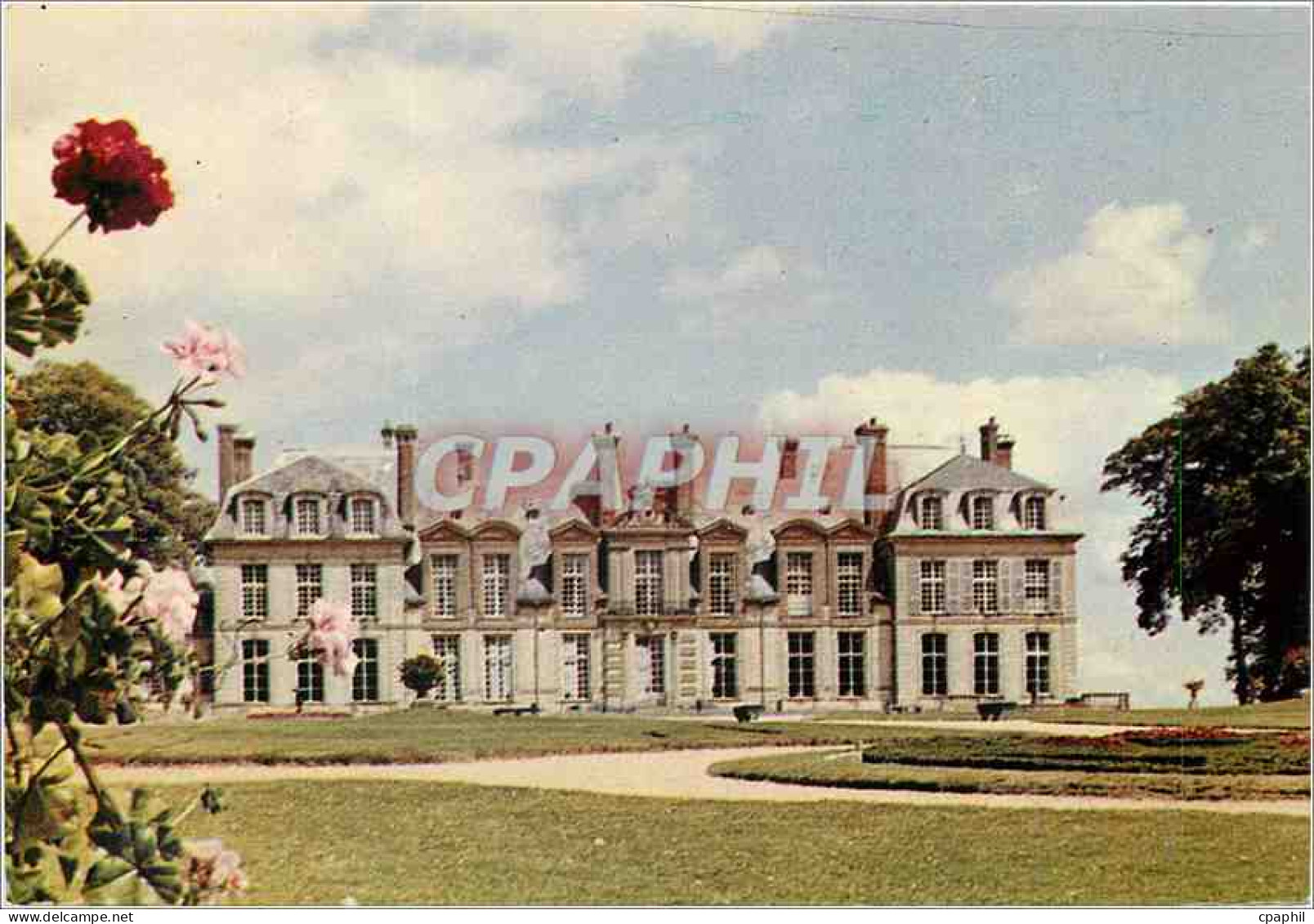 CPM Chateau de Thoiry en Yvelines le chateau domine ses Jardins a la francaise
