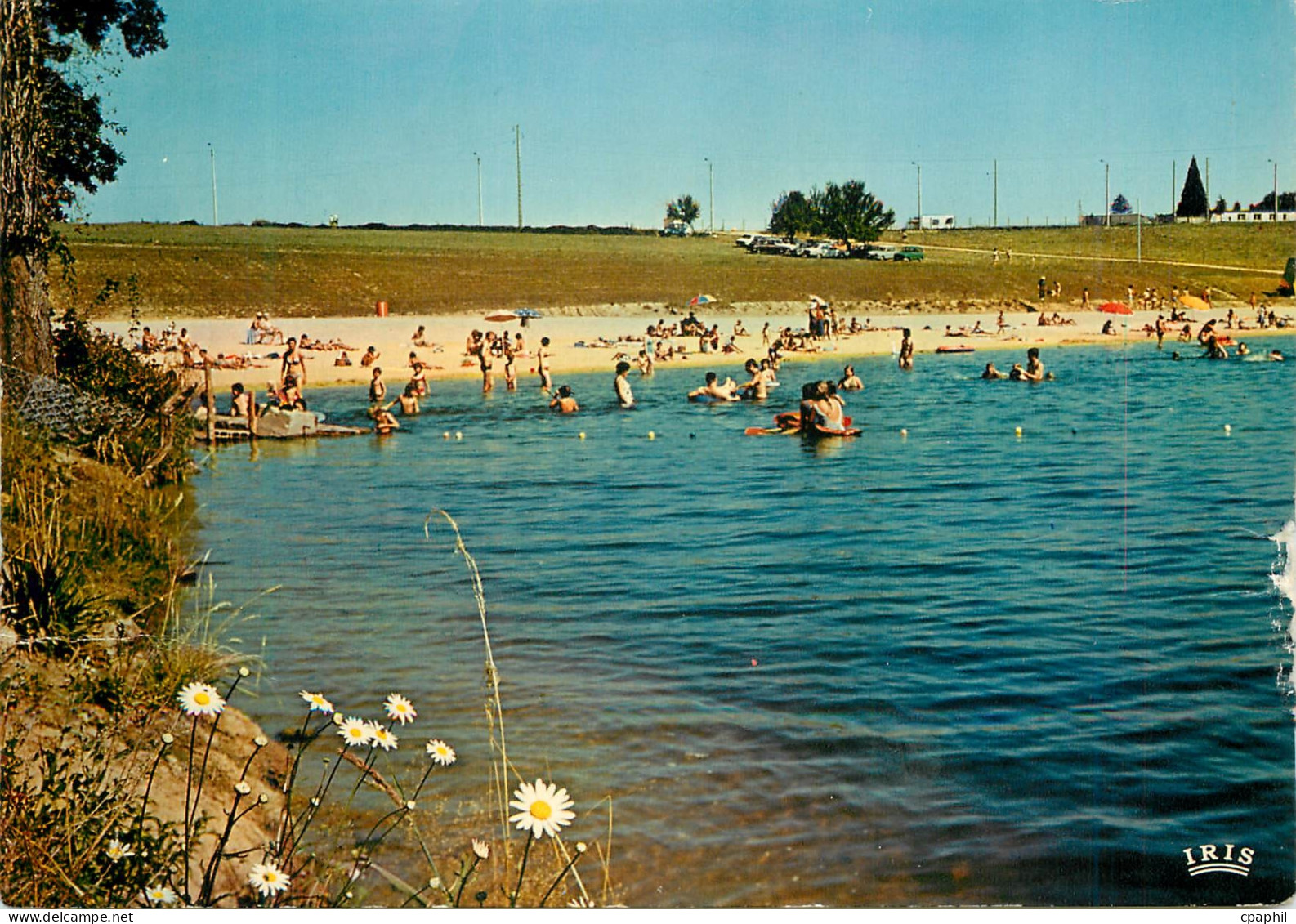 CPM Chateauneuf la Foret Haute Vienne Le Plan d eau