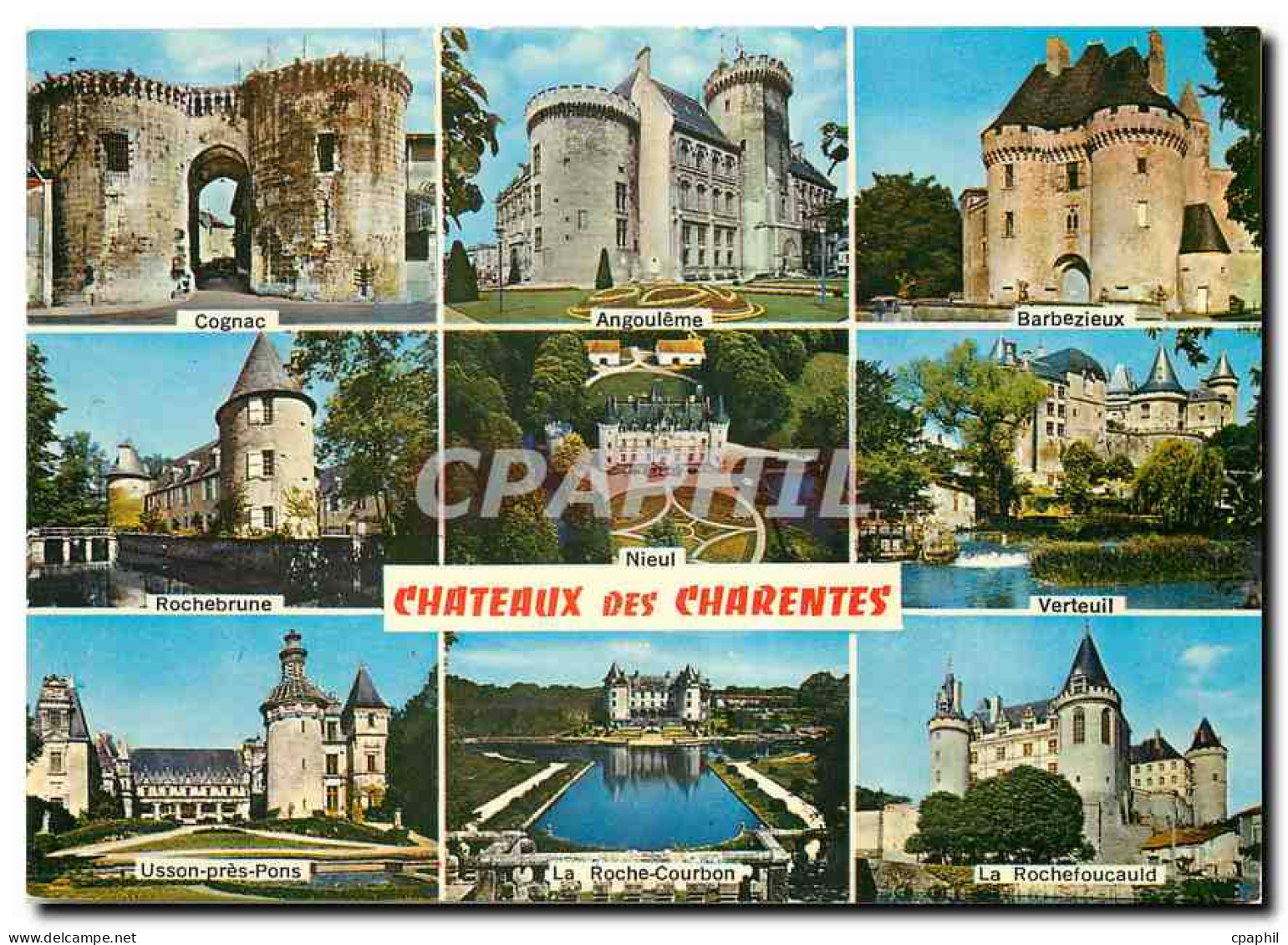 CPM Chateaux des Charentes