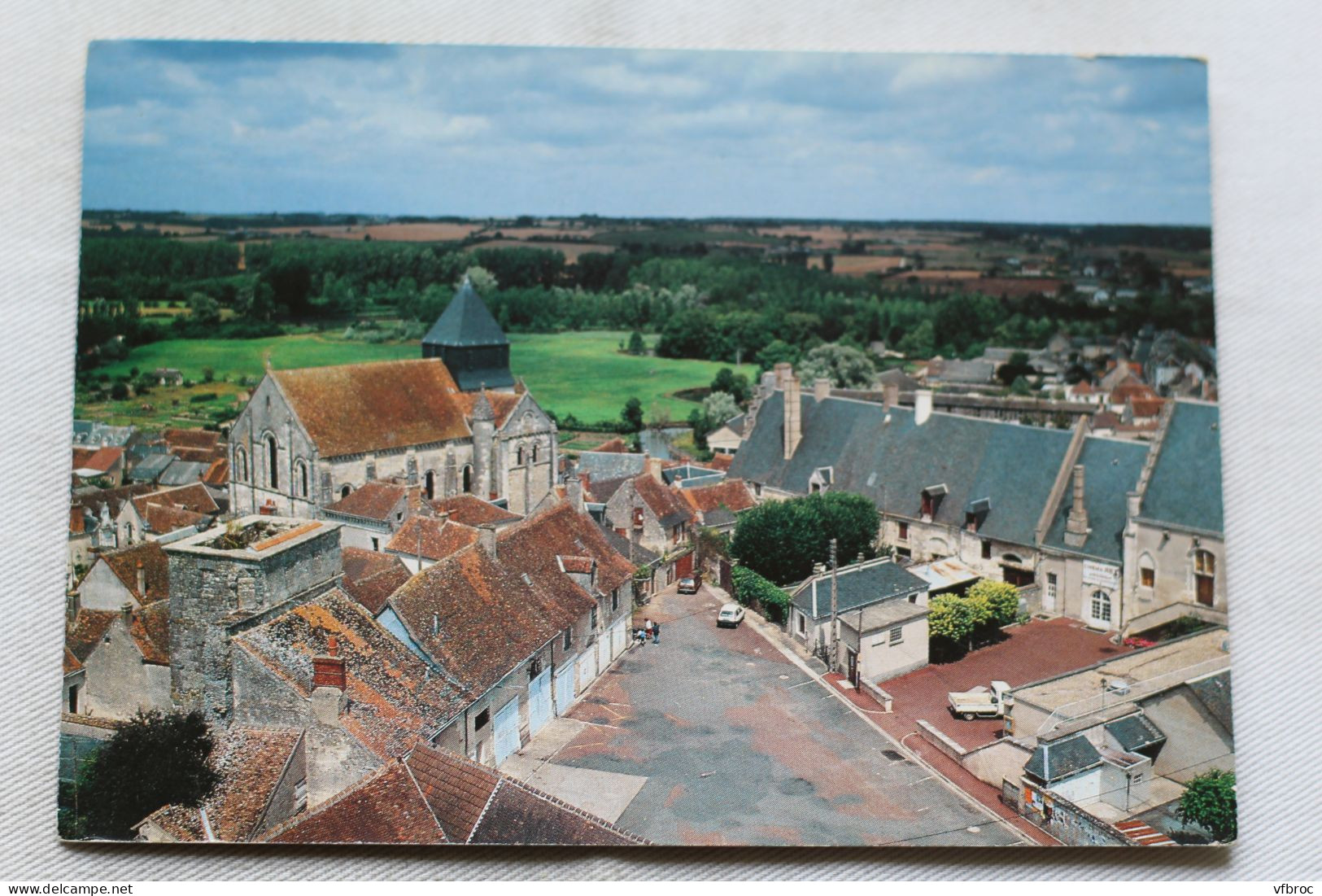 Cpm, Chatillon sur Indre, vue générale, Indre 36