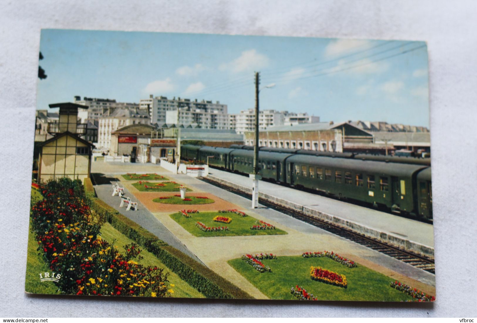 Cpm, Cherbourg , la gare, Manche 50