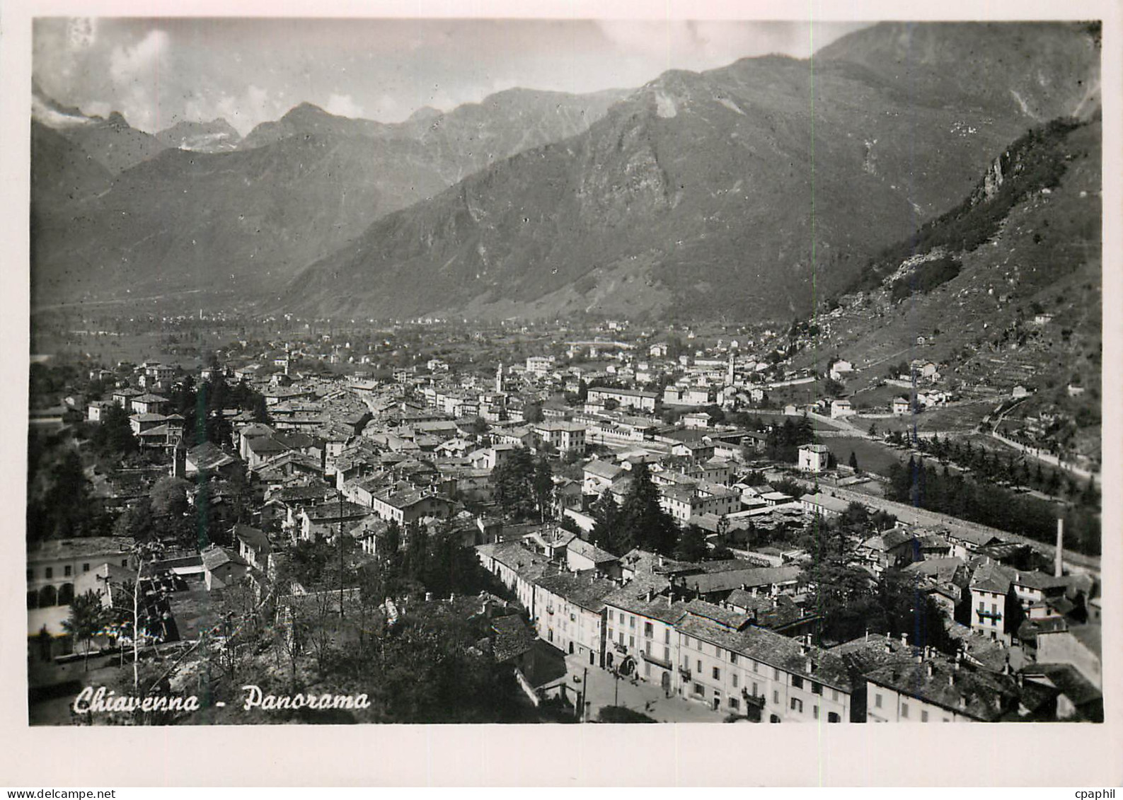 CPM Chiavenna Sondrio Panorama