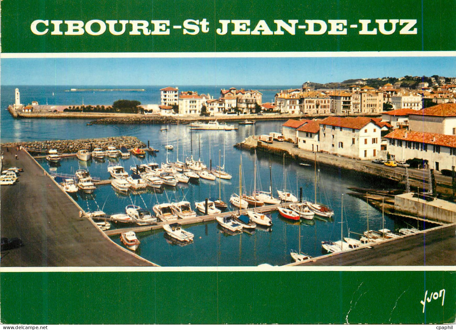 CPM Ciboure Saint Jean de Luz Pyrenees Atlantiques Le Port de Plaisance Larraldenia