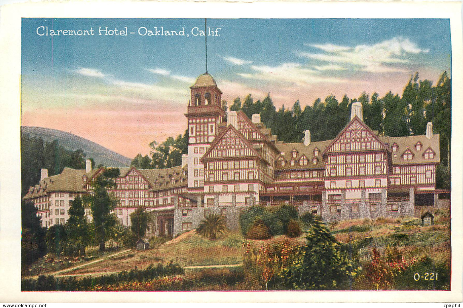 CPM Claremont Hotel Oakland Calif Beautiful Lake Merritt Oakland California