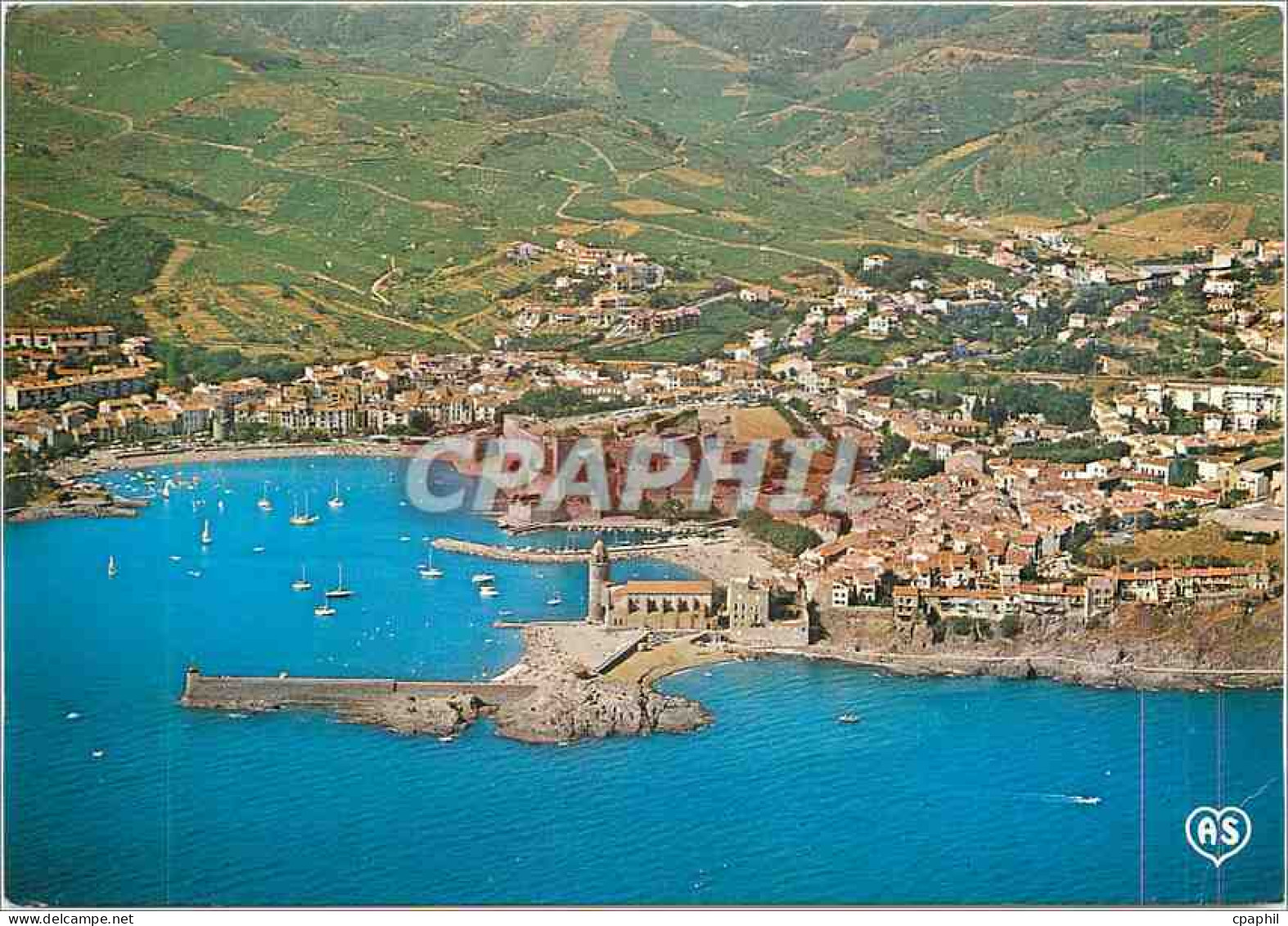 CPM Collioure PO Vue generale aerienne