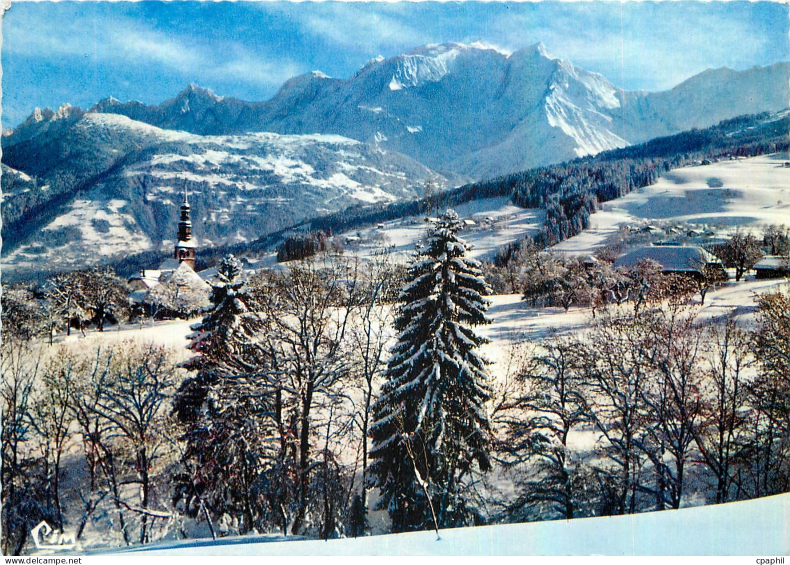CPM Combloux Hte Savoie Panorama sur le Mont Blanc