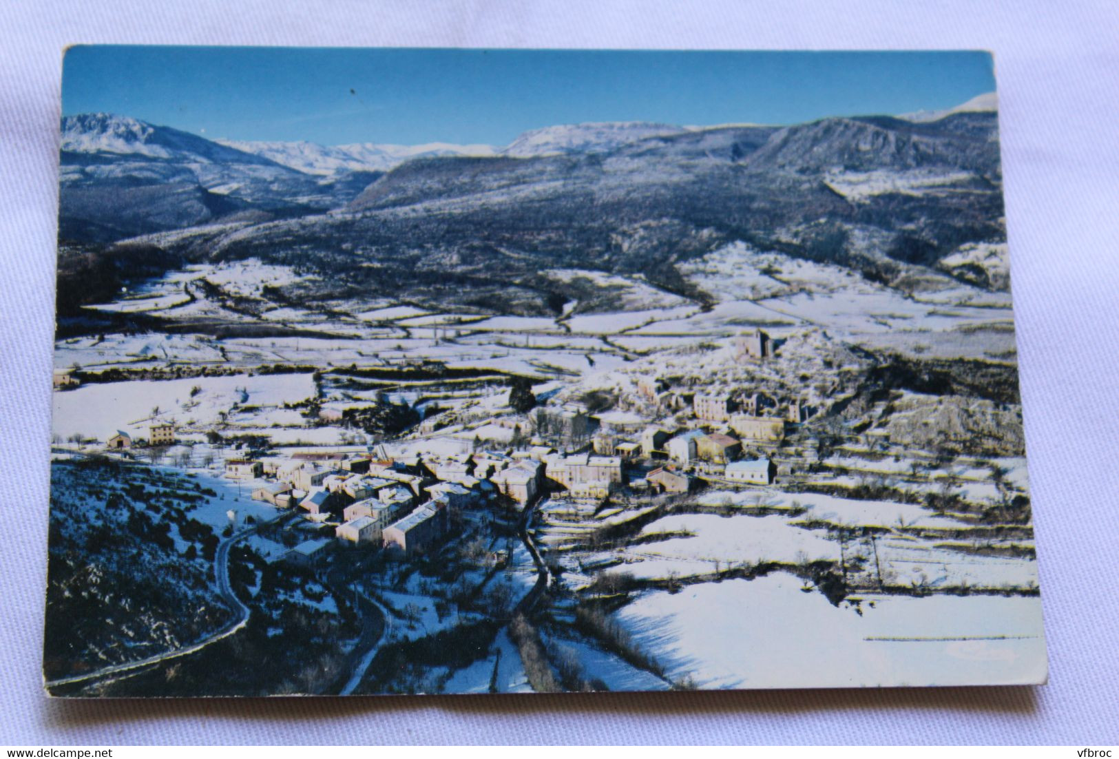 Cpm, Comps sur Artuby, vue générale aérienne, Var 83