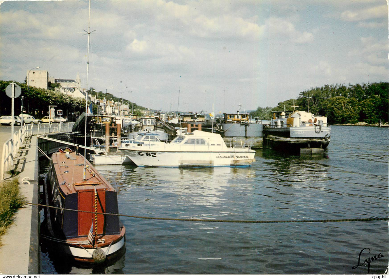CPM Conflans ste Honorine Yvelines La Batellerie Bateaux