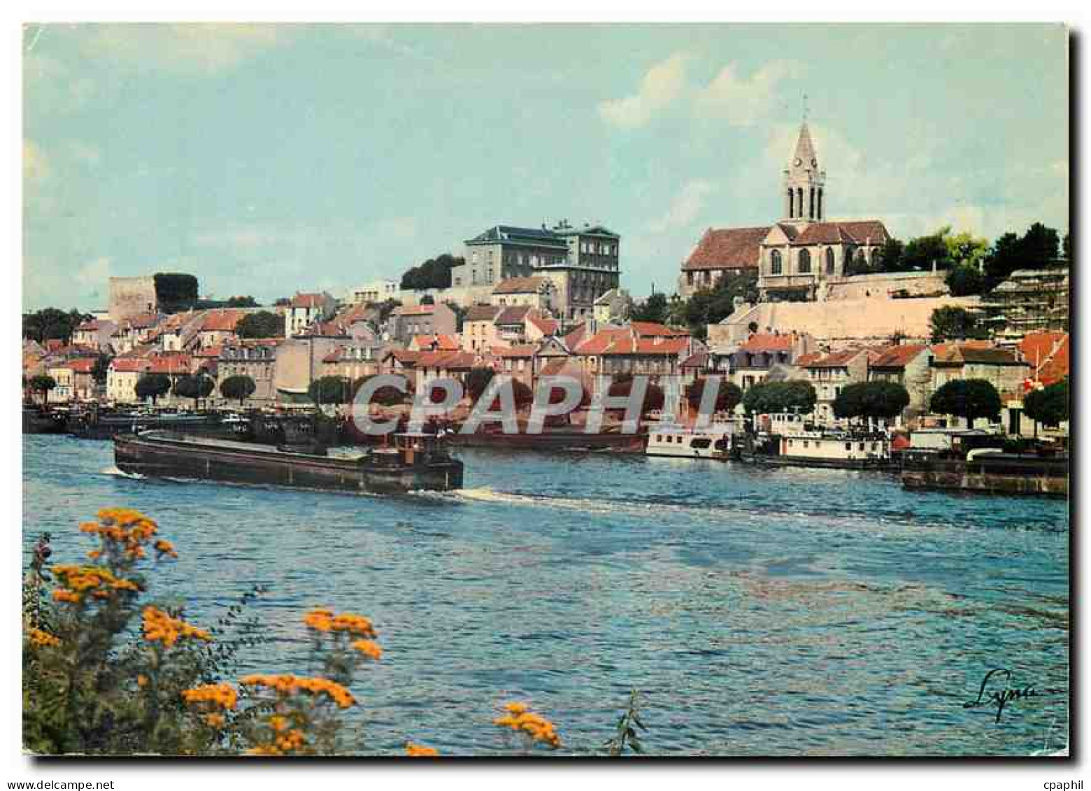 CPM Conflans Ste Honorine Yvelines Vue generale
