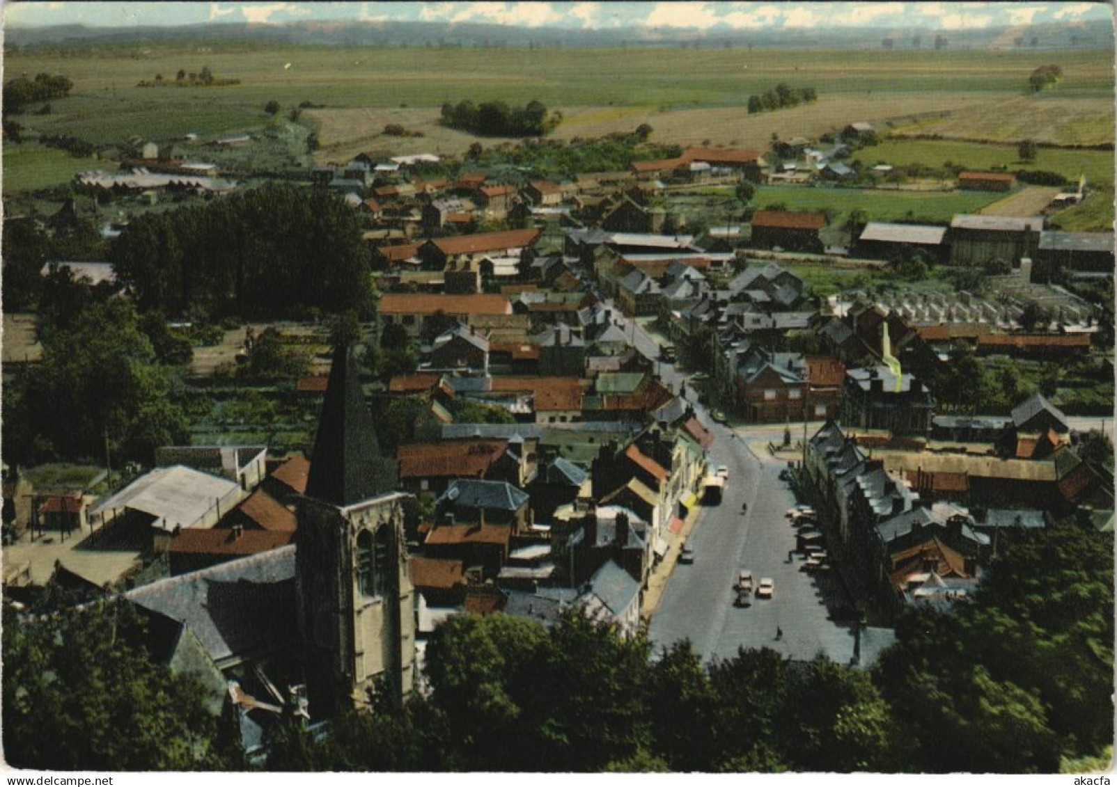 CPM Conty Vue aerienne (20341)