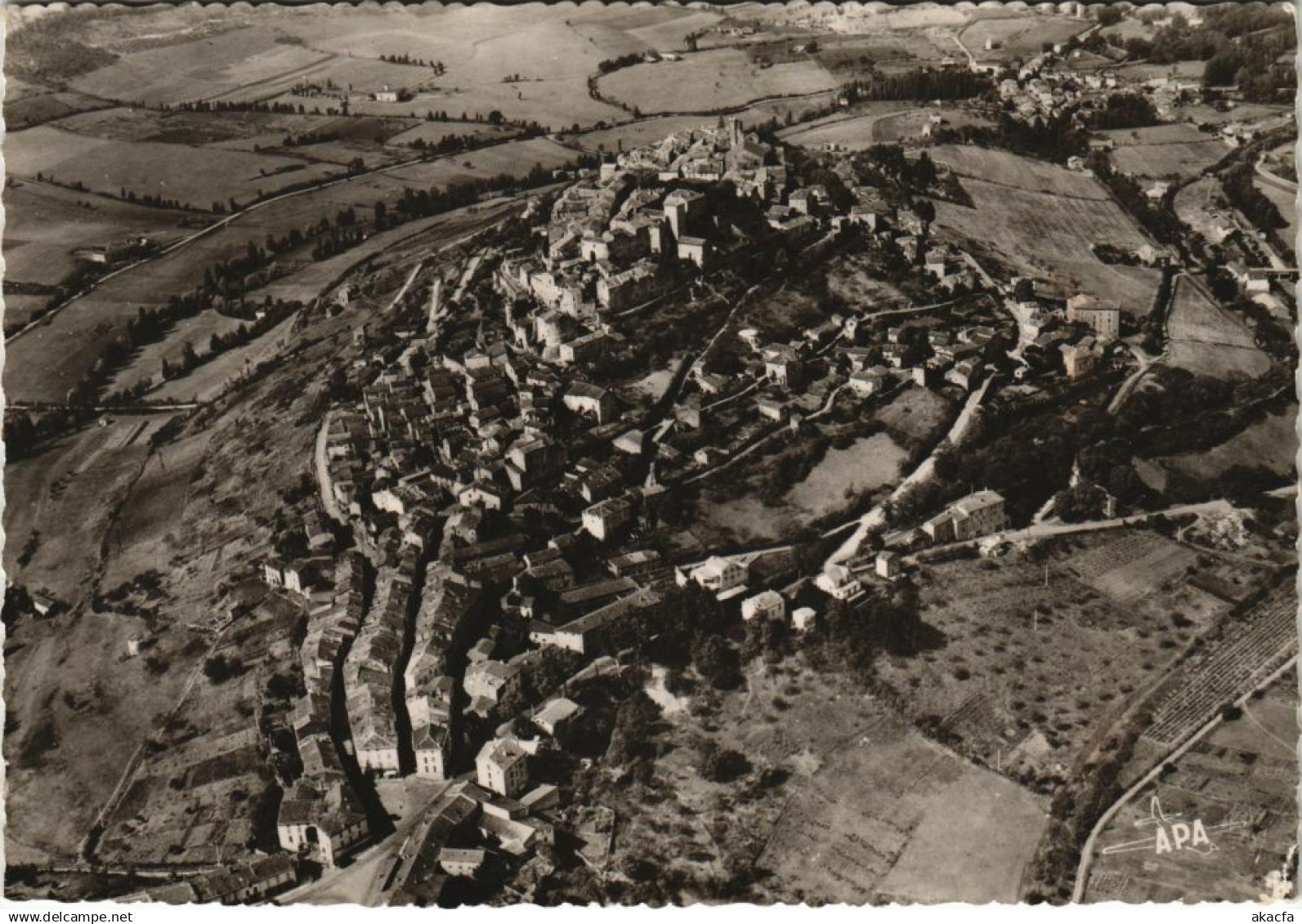 CPM Cordes Vue Aerienne (20375)